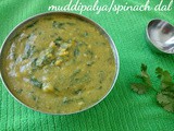 Muddipalya/dal palak