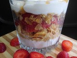 Strawberry yogurt parfait