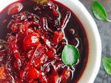 Bengali Style Beetroot Chutney Recipe / Beetroot Relish In Bengali Style Recipe