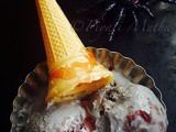 Black Sesame Seeds Ice~Cream (Rose Scented) ~ Happy Halloween