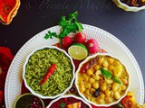 Diwali Mini Vegetarian Thali ~ Wish You All a Dazzling And Prosperous Diwali