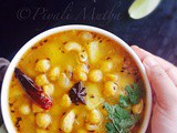Himachali Chana Aloo Madra Recipe / Traditional Garbanzo Beans In Yogurt Curry From Himachal Pradesh