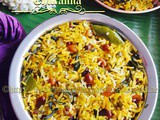 Menthya Soppina Chitranna Recipe / Ugadi Recipes / Lemon Rice With Fenugreek Leaves Recipe ~ Ugadi Special