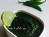 Mint Coriander Chutney Recipe / Pudina Dhaniya Chutney Recipe ~ Just Recipes