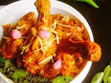 Pickled Onion Chicken With Roasted Peppers Recipe / Sirka Pyaz Murgh Bhuna Hua Hari Mirch Ke Sath