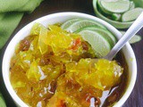 Plastic Chutney Recipe | Kachche Papite Ki Chutney Recipe | Bengali Style Raw Papaya Chutney Recipe