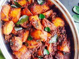 Potato Ghee Roast Recipe / Mangalorean Potato Ghee Roast Recipe