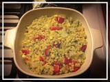 Perfect for a Potluck: Barley, Corn, and Provolone Bake