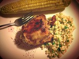 Spiced Chicken Thighs and Parsley Couscous