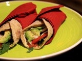 Avocado salad wraps – to go