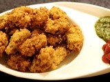 Chawal ke pakode (Rice crispies)