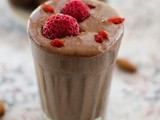 Chocolate Oatmeal Banana Smoothie