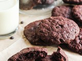 Dark Chocolate Oatmeal Cookies