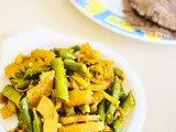 Kachri Phali Sabzi | Wild Cucumber & Beans veg fry