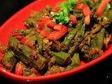 Masaledaar Bharwan Bhindi (Stuffed okra)