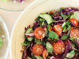Raw Vegetable Salad – vegan rainbow