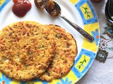 Savory Jowar (Sorghum flour) pancakes