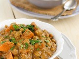 Sweet potato and Chickpea Curry with coconut milk