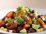 Sweet Potato Salad with Avocado dressing