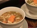 Warming notes: Clear Pasta Soup