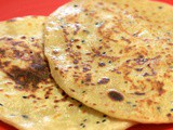 Whole wheat kulcha bread