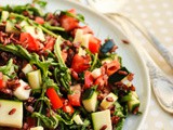 Wild Rice and Arugula Salad with Lemon dressing