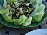 Courgette and feta salad