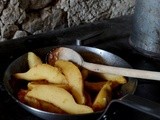 Panfried quince(coings sautés)..et le jardin du Luxembourg