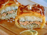 Salmon and spinach koulibiac..and feeling salmoned out