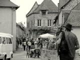 Walnut tart …and a marché aux plantes(plant market) at Curemonte