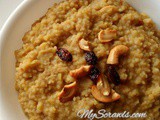 Foxtail Millet Maple Sugar Pongal