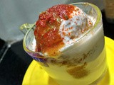 Aloo Tikki in Shot Glass Recipe - How to make Aloo Tikki in Shot Glass