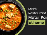Matar Paneer recipe - How to make restaurant style Matar Paneer at home