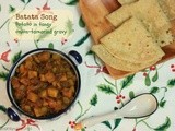 Batata Song | Potato in Tangy Onion-Tamarind Gravy | Konkani Dish