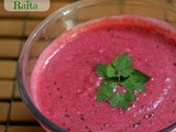 Beetroot Raita | Beetroot Pachadi