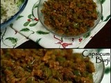 Capsicum Burji | Minced Bell Pepper Roast