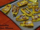 Caramelized Kerala Banana | Nandarbale Kele Bhajile