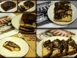 Choco Vanilla Marble Loaf Cake [Eggless]