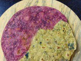 Colour-splash Parathas