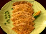 Green Peas and Sweet Corn Parathas