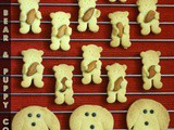 Huggy Bear Cookies and Puppy-face Cookies | Shortbread Cookies [Egg-less]