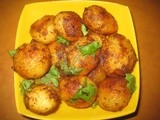Lilliput potatoes pan-fried