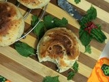 Minty Onion-Coriander Buns