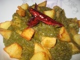 Palak Alu Fry