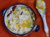 Pumpkin & Corn Tawa Pulav with Coconut Milk