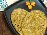 Radish-Carrot-Methi Parathas