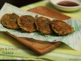 Soya Potato Tikkis | Soya Alu Tikkis