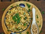 Soya Spring Onion Pulav