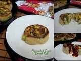 Spinach and Corn Bread Roll