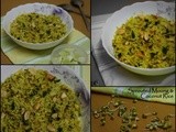 Sprouted Moong and Coconut Rice